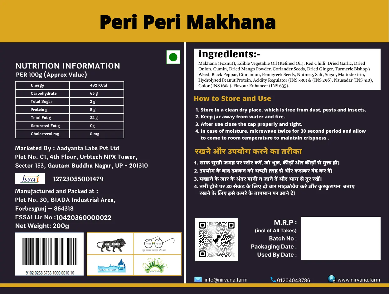 Peri Peri Makhana